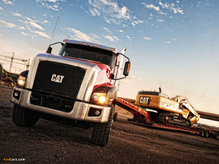 Large truck towing tractor flatbed - a large truck free wallpaper