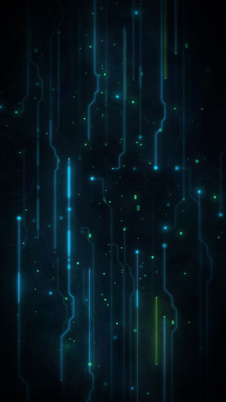 Dark background neon lights lines - neon free wallpaper for mobile