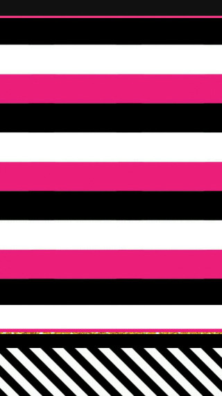 Black white striped background pink - feminist free wallpaper for mobile