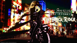 Woman walking city night neon - a street in a city free wallpaper