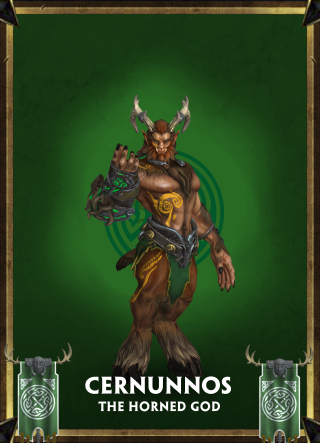 Demon sword horns card image - a card free wallpaper for mobile