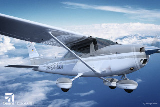 Small airplane flying above clouds - a small plane free wallpaper