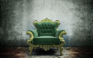 Green chair room wall floor - a green chair free wallpaper