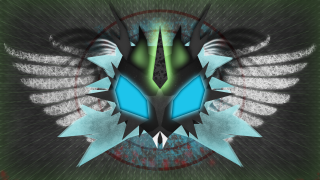 Tie wings green background black - dragon art free wallpaper