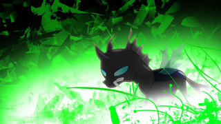 Black green cat blue eyes - green leaf and grass free wallpaper
