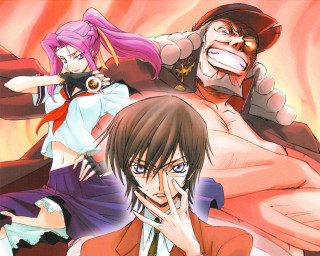 Anime characters demon background demon - a demon in the background and a demon in the foreground free wallpaper