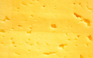 Cheese holes yellow background white - hole free wallpaper