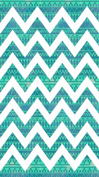 Blue white chevron green background - the bottom free wallpaper for mobile