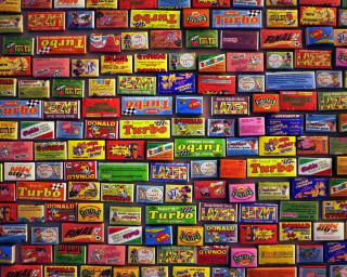 Tupperware candy wall popart maximalism - this image free wallpaper