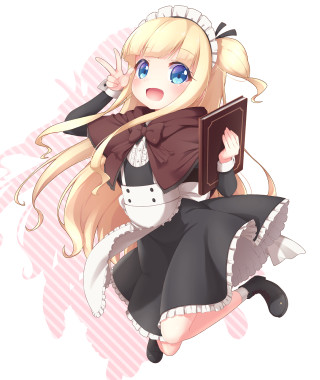 Girl dress book cat lap - her lap free wallpaper for mobile