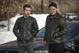 Two men car snow tree - ashcan school free wallpaper for desktop