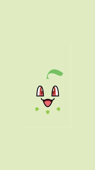 Green background face eyes red - derf free wallpaper for mobile