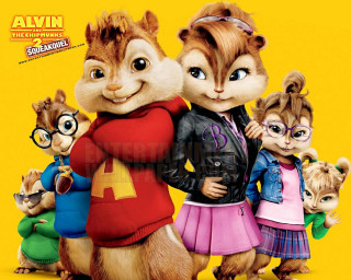 Chipmunks glasses man woman poster - clovis trouille free wallpaper for desktop