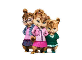 Cartoon chipmunks group white background - dom qwek free wallpaper