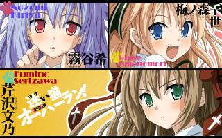Anime characters expressions couple different 2 - the camera and the other free wallpaper