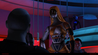 Futuristic woman man suit futuristic - mass effect free wallpaper for desktop