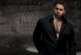 Man black shirt wall sign - deep shadow free wallpaper