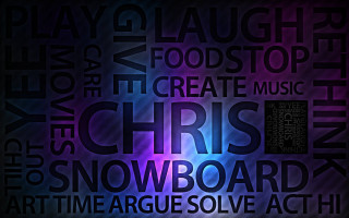 Music album song words cloud - a word cloud free wallpaper