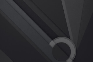 Black white cellphone circular button - smooth gradient free wallpaper