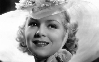 Woman hat flower bow smile - doris blair free wallpaper