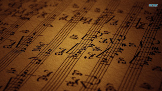 Sheet of music musical notes 3 - musical note free wallpaper