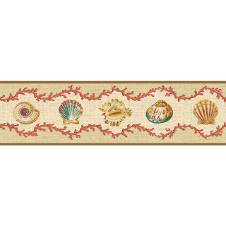 Seashells butterfly crossstitch redtrim artsandcrafts - a cross stitch free wallpaper for tablet