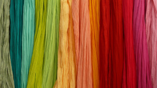 Rainbow colors fabric wall room - vibrant colour free wallpaper