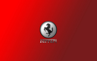 Red background ferrari logo red - typographic free wallpaper
