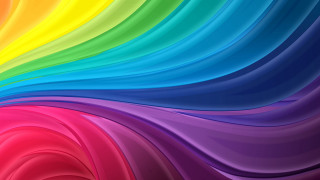 Colorful curved rainbow pattern black - a colorful background free wallpaper
