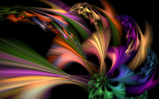 Colorful abstract painting black background - a colorful abstract painting free wallpaper