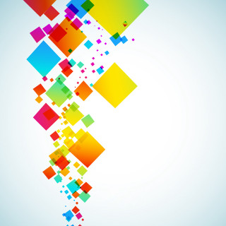 Colorful background squares dots pattern 2 - a blue sky free wallpaper for tablet