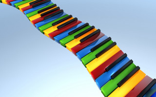 Colorful structure colored plastic pieces - plastic free wallpaper