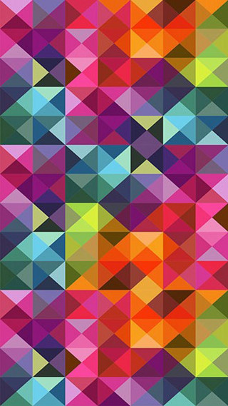 Colorful pattern vibrant shapes textures - many different color and shapes free wallpaper