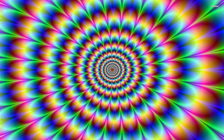 Psychedelic spiral design colorful artwork 3 - op art free wallpaper