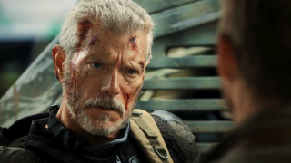 Bloody face man backpack knife - ben stahl free wallpaper