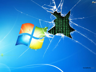 Broken window person computer cracked - cracked free wallpaper