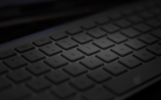 Keyboard closeup black white background - affinity photo free wallpaper