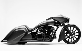 Black white motorcycle white background - the front free wallpaper