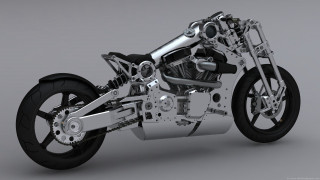 Motorcycle 3d image gray background - a 3d image free wallpaper