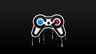 Video game controller red blue - a video game controller free wallpaper