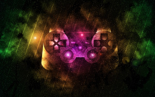 Colorful abstract background video game - game art free wallpaper