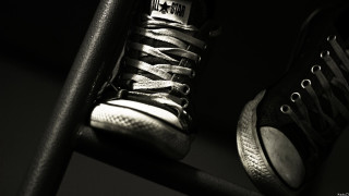 Sneakers metal bar dark night - carl hoppe free wallpaper for desktop