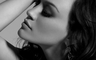 Woman hand head arm behind - beautiful bone structure free wallpaper