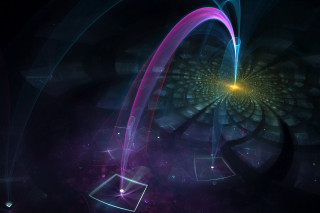 Spiral design purple blue yellow - smaller free wallpaper for desktop