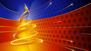 Christmas tree star red blue - a christmas tree free wallpaper