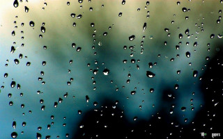 Window rain drops sky clouds 3 - cloud free wallpaper