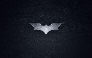 Batman logo dark background white 2 - a batman logo free wallpaper