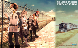 Group people fence train track - a track free wallpaper for desktop