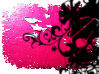 Pink black painting white background - painting free wallpaper