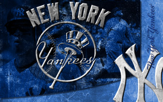 Yankees logo blue background baseball - harlem renaissance free wallpaper